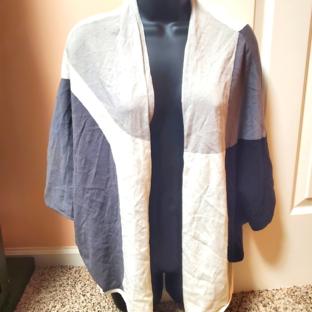 New York and Company Colorblock Carnigan Sweater
